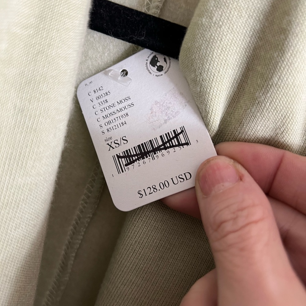 Free People Oversized very light Sage Green color  Draped Poncho Cardigan - Picture 5 of 5